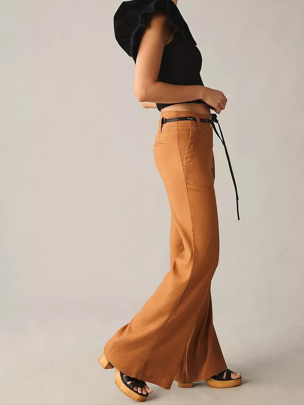 The Naomi Wide-Leg Flare Pants by Maeve from Anthropologie